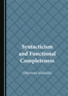 None Syntacticism and Functional Completeness - eBook