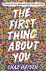 The First Thing About You - Book