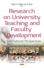 Research on University Teaching and Faculty Development : International Perspectives - eBook