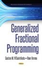 Generalized Fractional Programming - Book