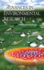 Advances in Environmental Research. Volume 61 - eBook