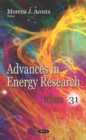 Advances in Energy Research. Volume 31 : Volume 31 - Book