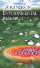 Advances in Environmental Research. Volume 69 - eBook