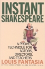 Instant Shakespeare : A Proven Technique for Actors, Directors, and Teachers - eBook