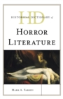 Historical Dictionary of Horror Literature - eBook