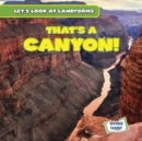 That's a Canyon! - eBook