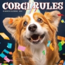 Corgi Rules 2025 12 X 12 Wall Calendar - Book