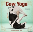 Cow Yoga 2025 12 X 12 Wall Calendar - Book