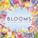 Blooms--Large Grid 2025 12 X 12 Wall Calendar - Book