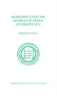 Democritus and the Sources of Greek Anthropology - Book