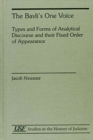 The Bavli's One Voice : Types and Forms of Analytical Discourse and Their Fixed Order of Appearance - Book