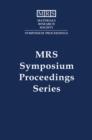 Materials Synthesis and Processing using Ion Beams: Volume 316 - Book