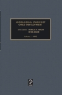 Sociological Studies of Child Development - Book