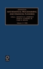 Advances in Mathematical Programming and Financial Planning - Book