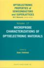 Microprobe Characterization of Optoelectronic Materials - Book