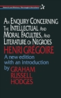 An Enquiry Concerning the Intellectual and Moral Faculties and Literature of Negroes - Book