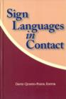 Sign Languages in Contact - Book