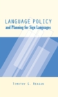 Language Policy and Planning for Sign Languages - eBook