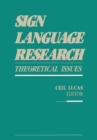 Sign Language Research : Theoretical Issues - Book