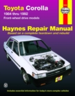 Toyota Corolla FWD (1984-1992) Haynes Repair Manual (USA) - Book