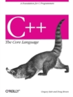 C++ A Core Language - Book