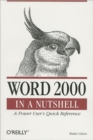 Word 2000 in a Nutshell - Book