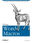 Writing Word Macros - Book