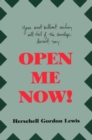 Open Me Now - Book
