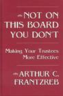 Not on This Board You Don't - Book
