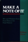 Make a Note of it : Wit and Wisdom from Fund Raisers for Fund Raisers - Book