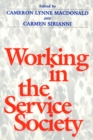 Working In Service Society - Book