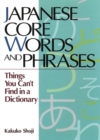 Japanese Core Words And Phrases: Things You Can't Find In A Dictionary - Book