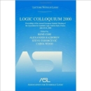 Logic Colloquium 2000 (hardcover) : Lecture Notes in Logic, 19 - Book