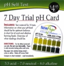 7 Day Trial pH Card - Book