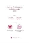 Current Developments in Mathematics 2006 - Book