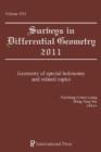 Surveys in Differential Geometry, Vol. 16 (2011) : Geometry of Special Holonomy and Related Topics - Book