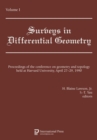 Proceedings of the Conference on Geometry and Topology held at Harvard University, April 27-29, 1990, Volume 1 - Book