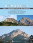 Notices of the International Congress of Chinese Mathematicians, Vol. 7, No. 2 (December 2019) - Book