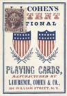1863 Patent National Poker Deck - Book
