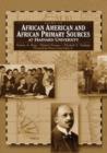 Guide to African American and African Primary Sources at Harvard University - Book