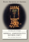Imperial Administrative Records, Part I : Palace and Temple Administration - Book