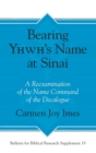 Bearing Yhwh’s Name at Sinai : A Reexamination of the Name Command of the Decalogue - Book