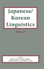 Japanese/Korean Linguistics, Vol. 22 - Book