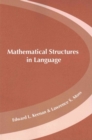 Mathematical Structures in Languages - Book