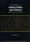 Encyclopedia of Literary Critics and Criticism - Book