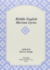 Middle English Marian Lyrics - Book
