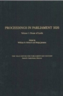 Proceedings in Parliament 1626, volume 1:  House of Lords - Book