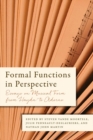 Formal Functions in Perspective : Essays on Musical Form from Haydn to Adorno - Book