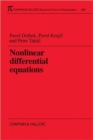 Nonlinear Differential Equations - Book