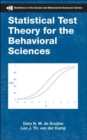 Statistical Test Theory for the Behavioral Sciences - Book